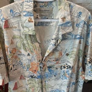 Tommy Bahama Men’s Short Sleeve Hawaiian Shirt - Multicolor